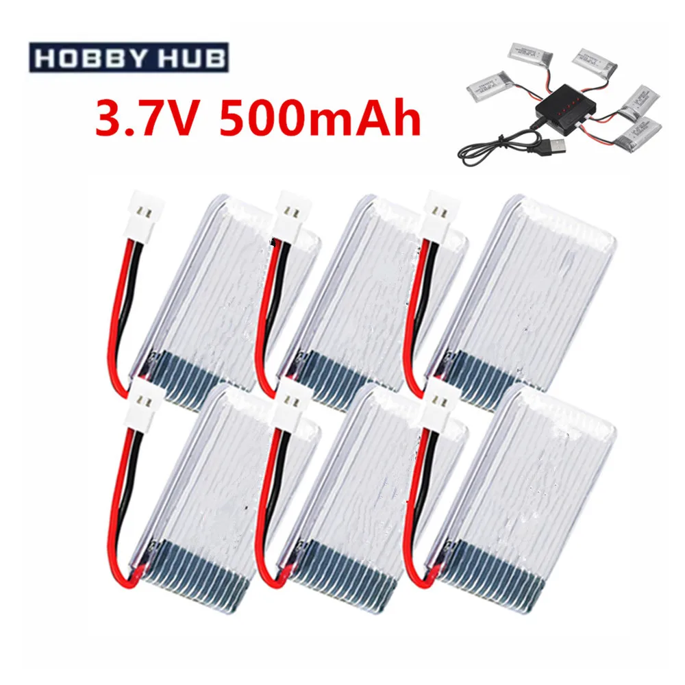 H31 Batterie 3,7 V 500 mAh 752540 Lipo Batterie Für H107 H31 KY101 X5C X5C-1 X5 X5SW RC Drone Hubschrauber ersatzteile 3,7 V 1 s Batterie