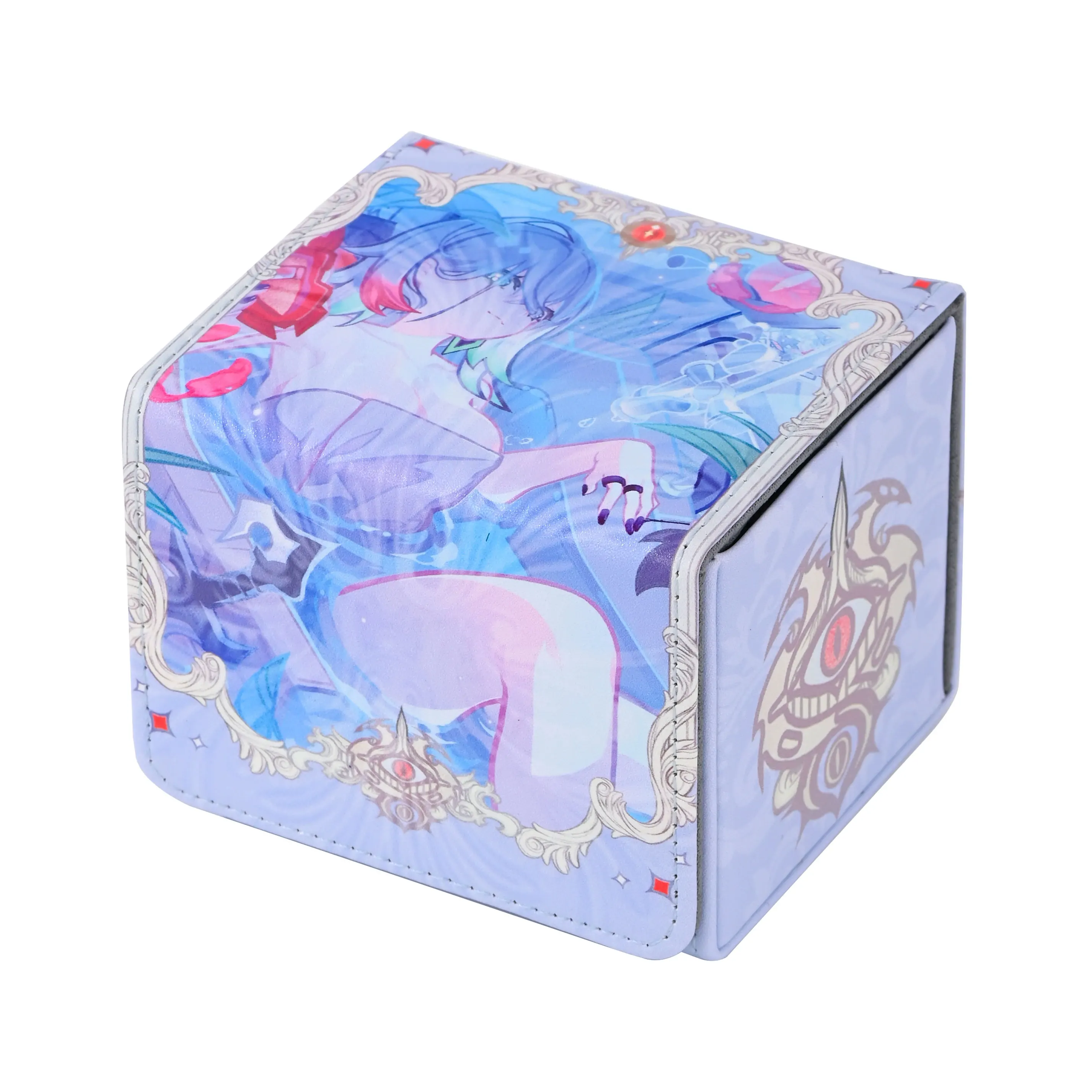 100+ Deck Box for MTG YUGIOH Cards Trading Card Storage Box Board Game Cards Deck Case PU Leather Card Box Suits TCG Magic Cards