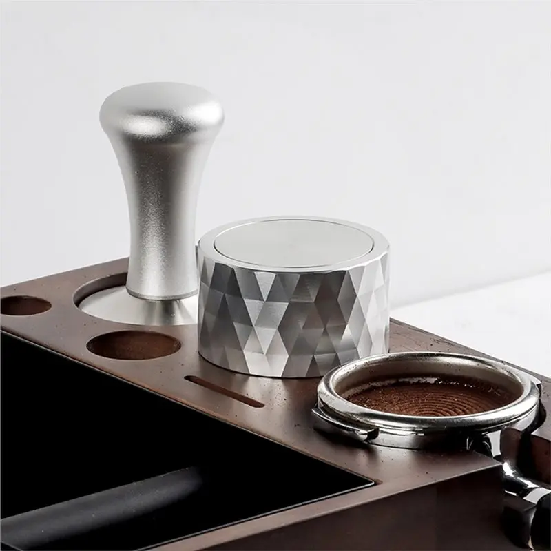 MOPHE-Espresso Distributor Gravity Coffee Tamper Stainless Steel Coffee Leveler Tamper Base