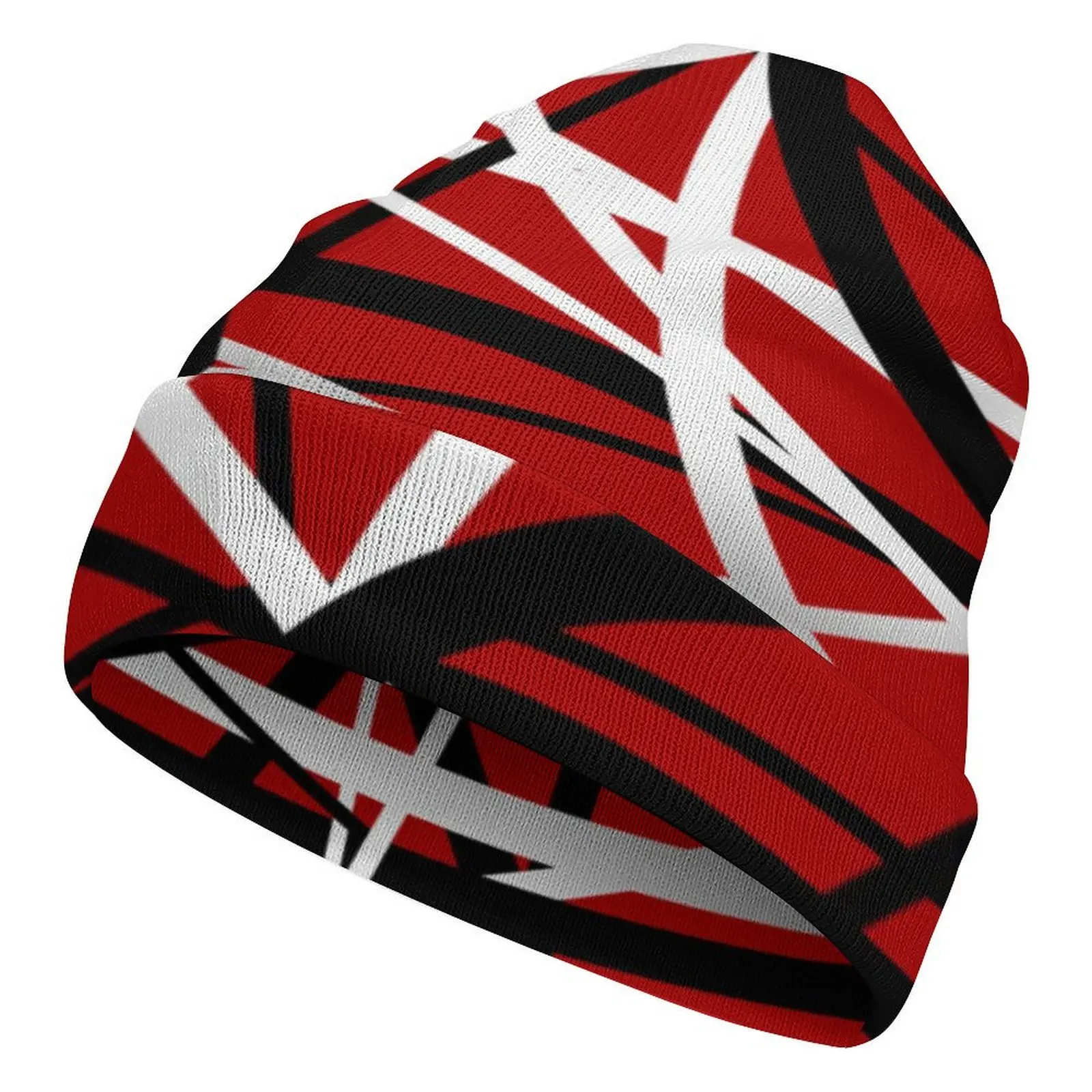 

Van Halen Beanie Cap Evh 1984 Stripes Mens Woman Hats 5150 Stretchy Winter Warm Skull Cap Beanies Unisex Toque Watch Caps