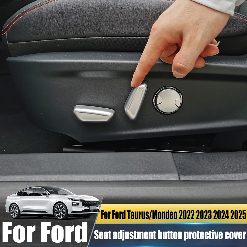 

Seat adjustment button decorative cover automotive interior decoration accessories For Ford Taurus/Mondeo‌ 2022 2023 2024 2025