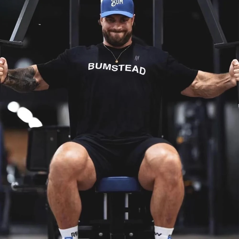 Bumstead Mr Olympia Classic T-shirt GYM Graphic Cotton Tee Printing High-end Luxury Unisex Style Both of Men and Women