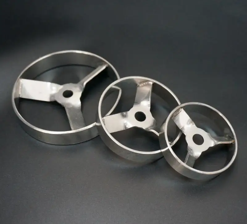 1pc Lab OD 50mm/60mm/80mm/100mm Stainless Steel Turbine Type Stirrer Paddle, Stir Blade or 1pc Dispersing Stirring Mixing Rod