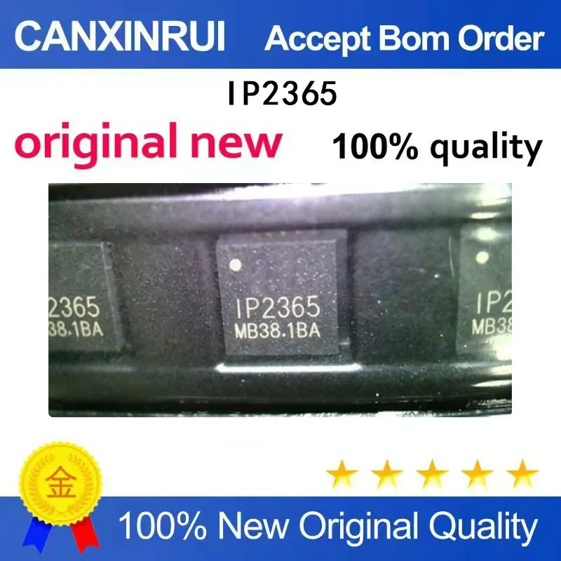 

(5-100 Pieces) New IP2365 patch QFN24 1-4 series lithium battery/lithium-ion battery voltage reduction and charging regulator ch