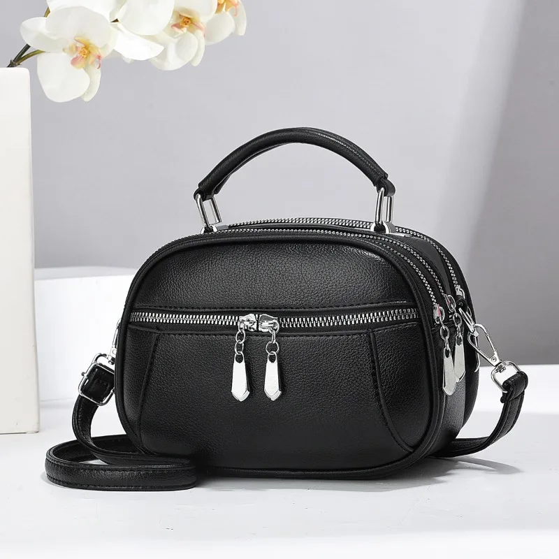 2026 New High-Quality Small Crossbody Bag Three-Layer Phone Bag Casual Stylish Shoulder Bag