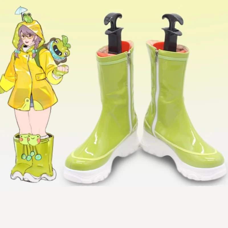 

Game OW Mei Cosplay Shoes Female Boot Party Meiling Zhou Shoes Soft PU Leather Shoe Superhero Party Halloween Casual Boot