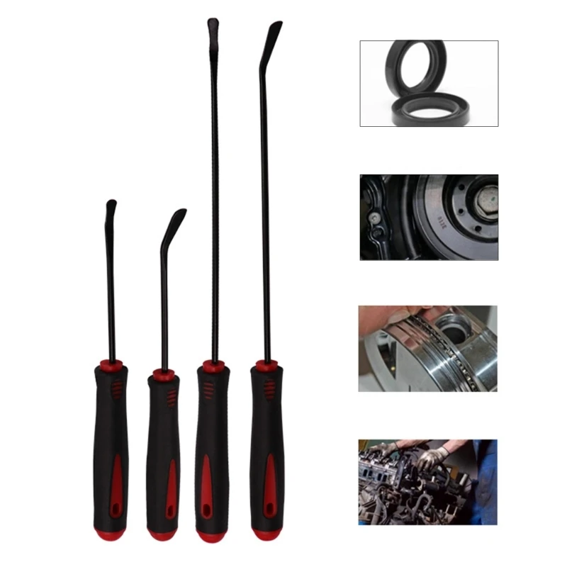

Oil Seal Puller Set Ergonomic Designs Oil Seal Extractor Tool Efficiently Removes Seal for Various Vehicles & Machinery H9EE