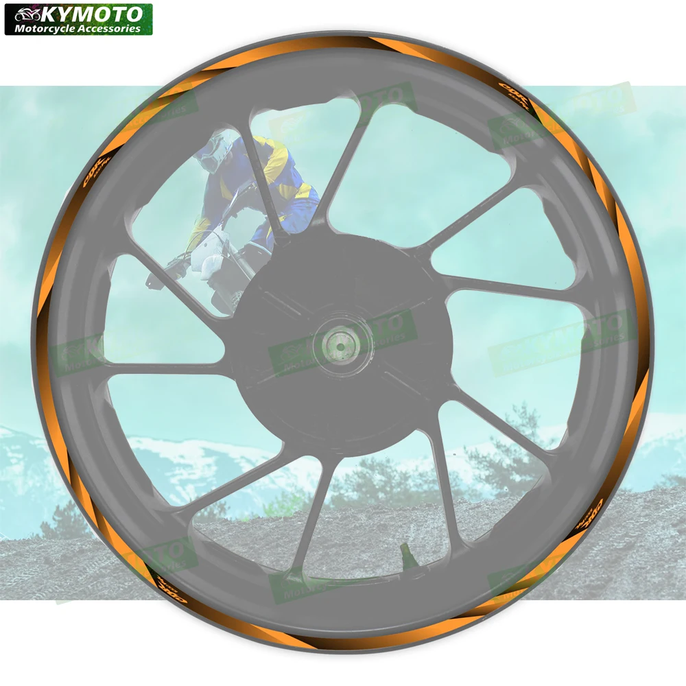 

For CBR1000RR CBR 1000R motorcycle accessories 17 inch front and rear wheel decals fairing hub reflective stripe stickers