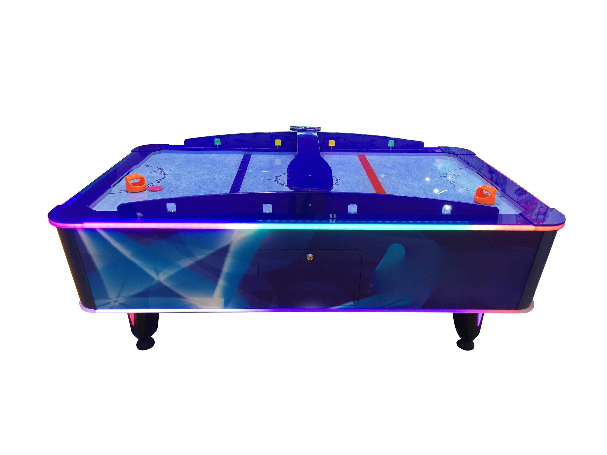 Design Curved Surface Arcade Mesa Air Hockey Table Arcade Electronic Scorer Sport Game Machine