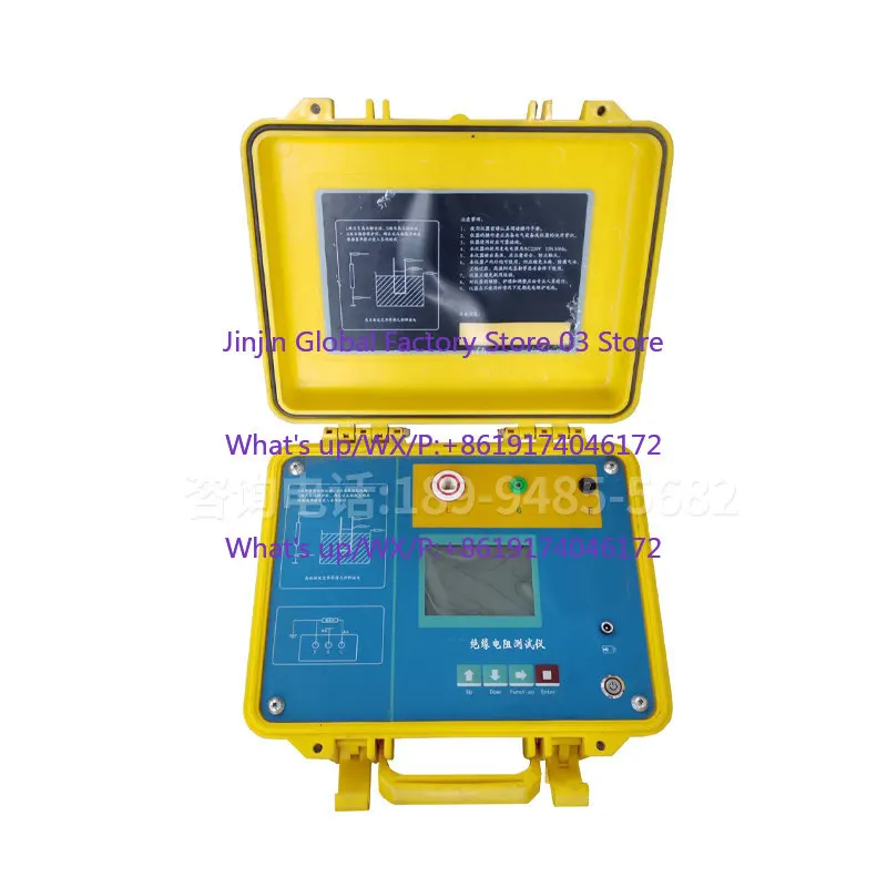 Insulation resistance tester 5KV10KV electric megohmmeter shake meter 5000V10000V absorption ratio digital high voltage