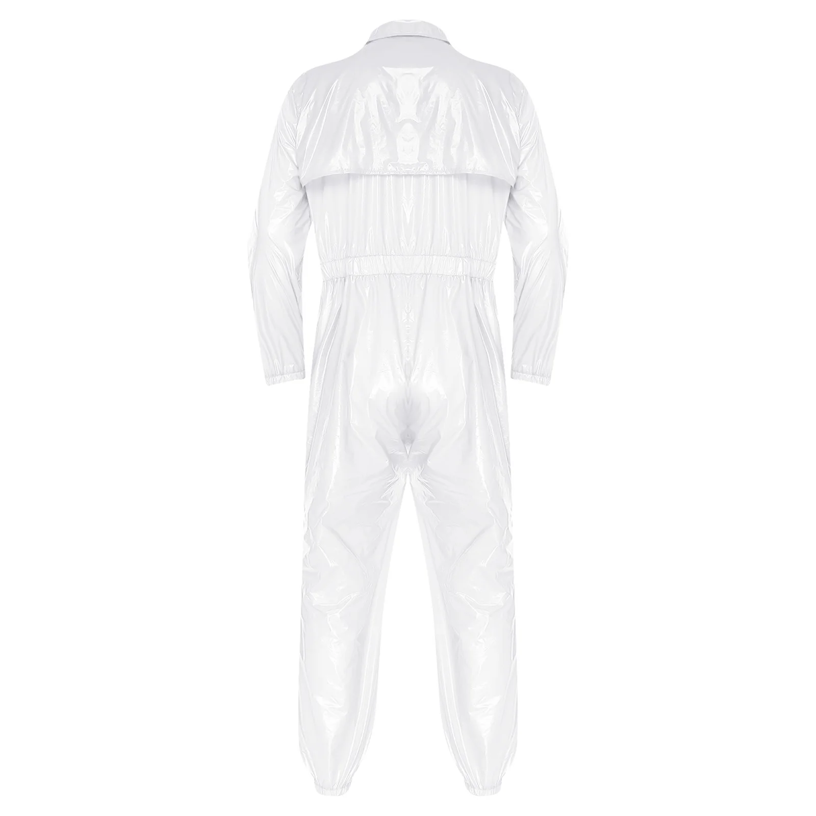 Męskie kombinezony robocze w jednolitym kolorze, wodoodporne, pyłoszczelne, gładkie, do fabryki, warsztatu, na co dzień.