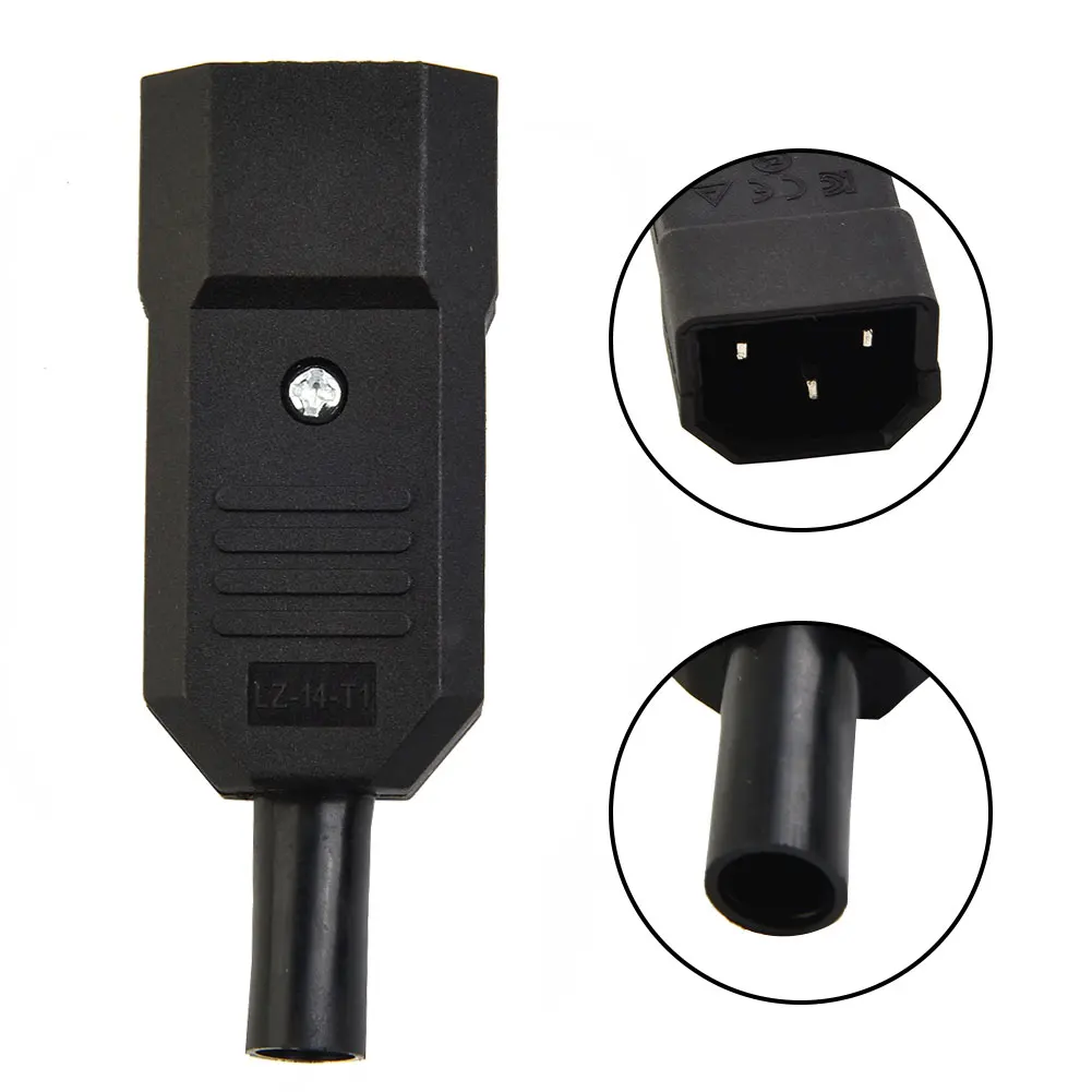Brand New AC Socket Electrical Character Fire Retardant Flame Retardant Low Frequency Male/female Plastic Brand