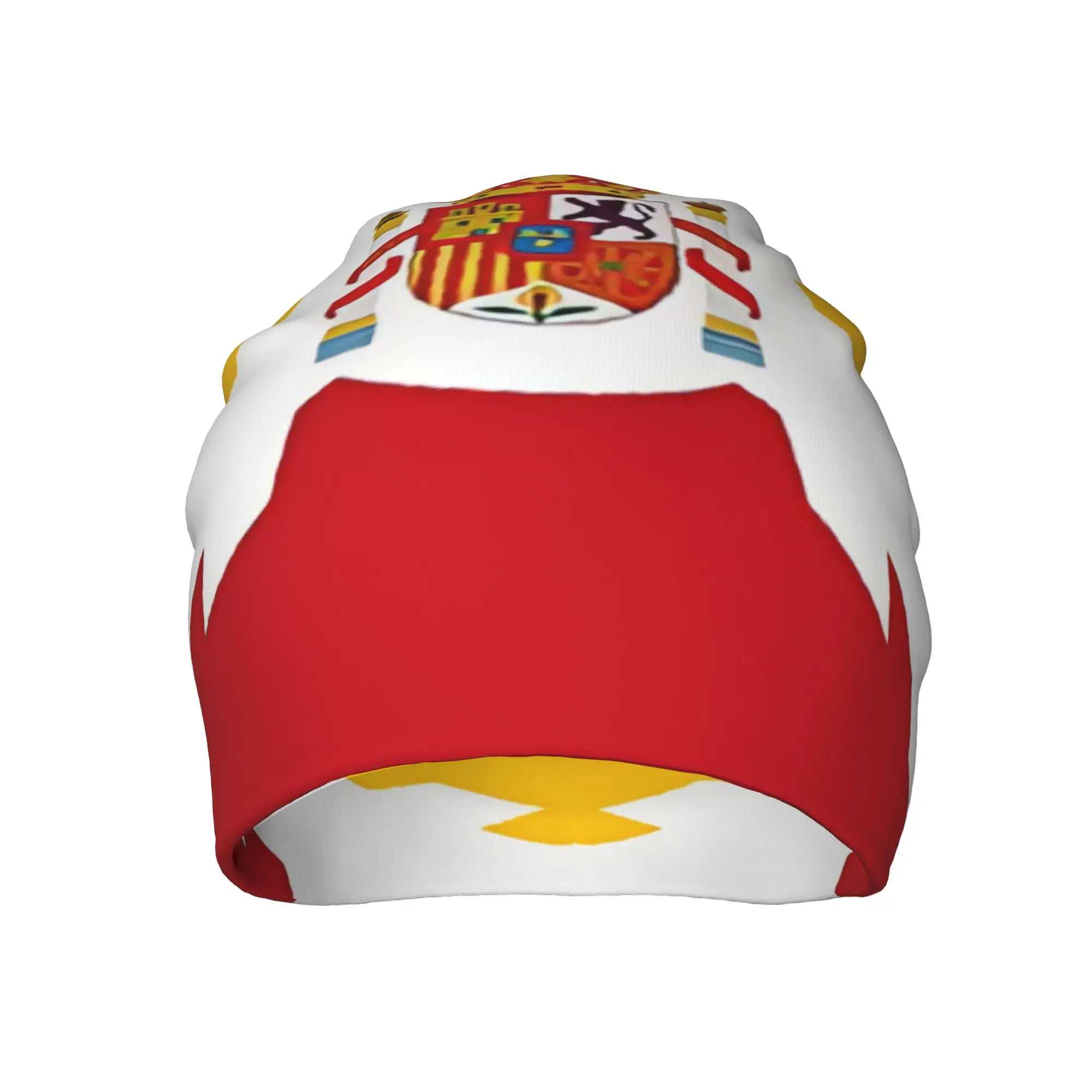 Spain Flag Burgundy cross  Cap  Hip Hop Adult Street Skullies Beanies Hats Spring Warm Dual-use Bonnet Hats