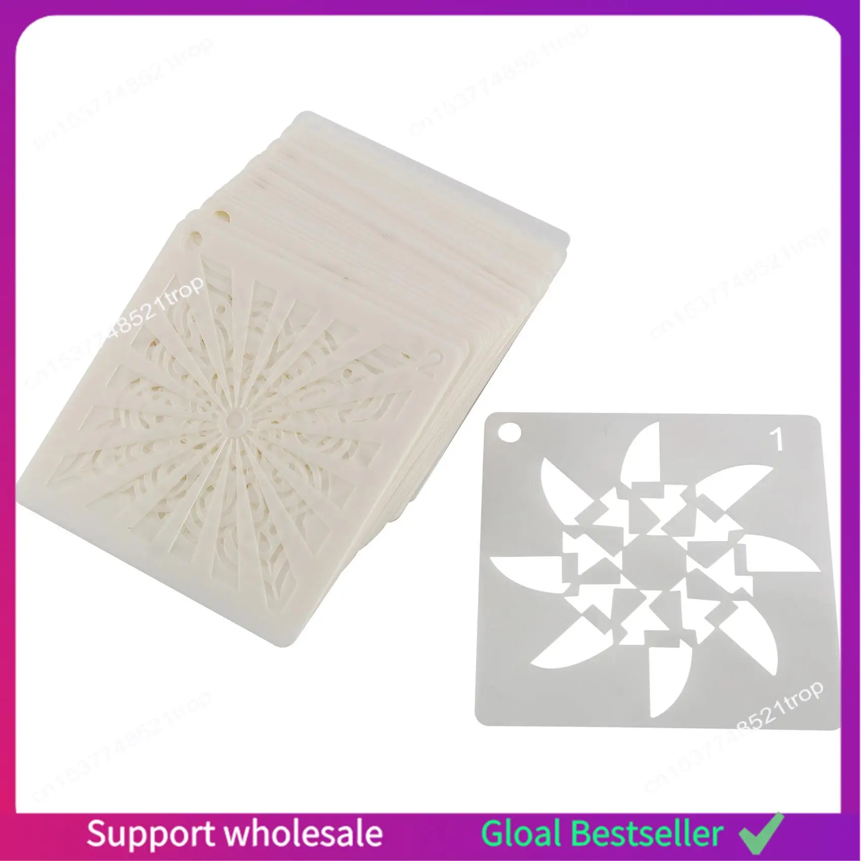 A38M 56 Pack Mandala Dot Painting Templates Stencils Perfect For DIY Rock Painting Art Projects 3.6X3.6 Inch 9X9 Cm