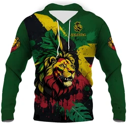 Guatemala Jamaica 3D Printing Men's Hoodies Country Flag Graphic Tracksuit Casual Sweatshirts Hooded Tops Summer Male Clothe