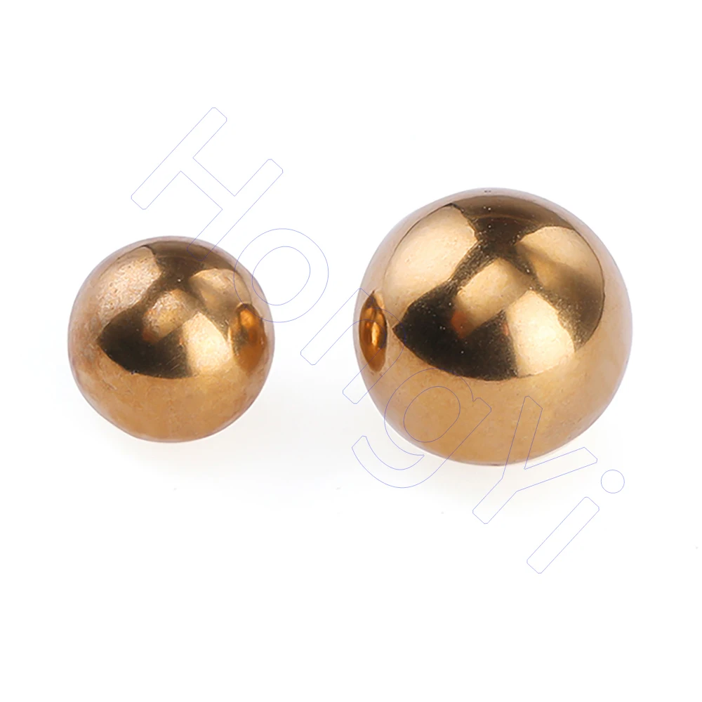 H62 Solid Brass Balls Precision Metal Bearing Ball 2.381 3.175 4.763 6 6.35 9.525 10 12 12.7 15 15.875 25.4 to 30mm Round Beads