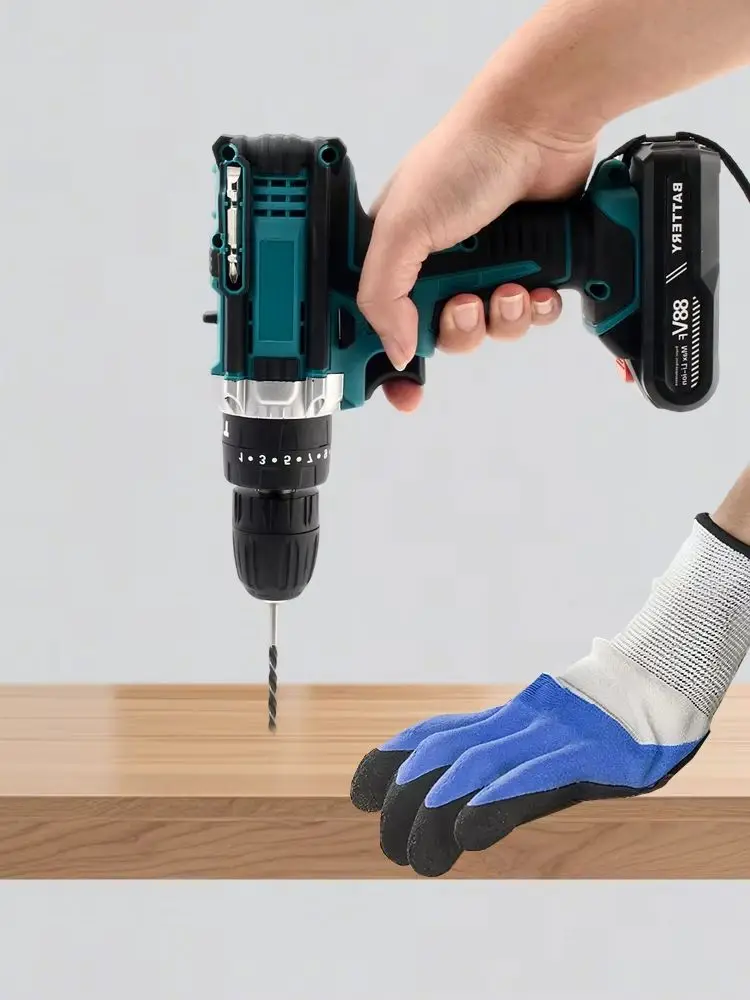 21 V Akku-Schlagbohrmaschine, elektrischer Bohrhammer, Lithium-Ionen-Akku, 25 + 3 Drehmomenteinstellung, 2-Gang-Elektroschrauber, Elektrowerkzeuge