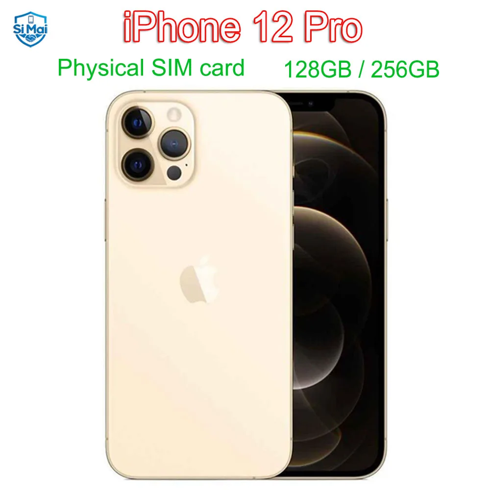 iPhone 12 Pro Smartphone 6GB RAM 12Pro 6.1" IOS Face ID Libre 5G 12Pro Teléfono celular original