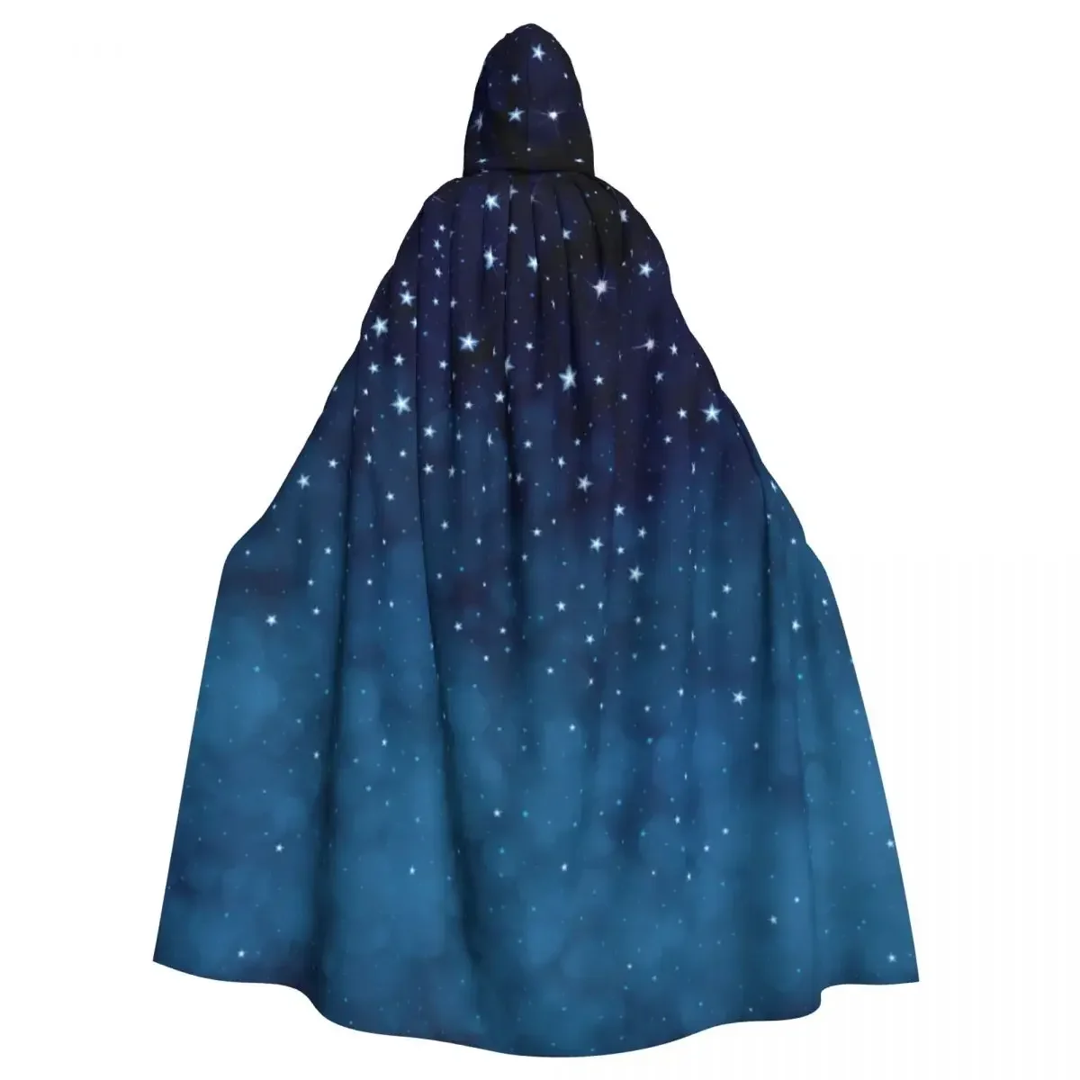 

Starry 3D Printing Hooded Cloak Medieval Costume Witch Wicca Vampire Elf Purim Carnival Party Adult Cape Fashion Halloween Cape