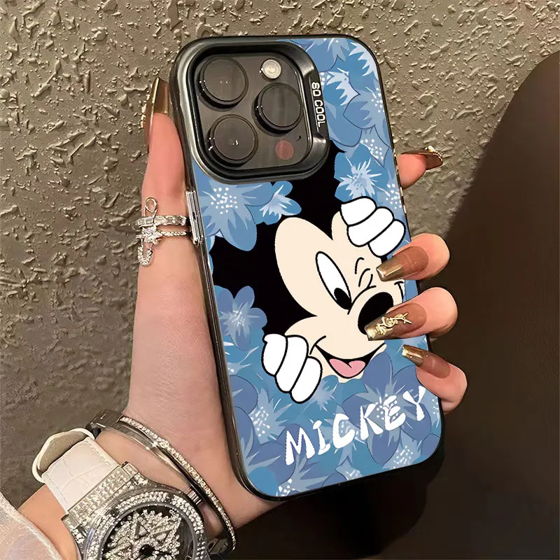 Disneys Mickeys Mouses Art Partoon Phone Case For iPhone 16 15 14 13 12 11 Pro Max 7 8 Plus XR X XS MAX SE2 Soft Silicone Cover