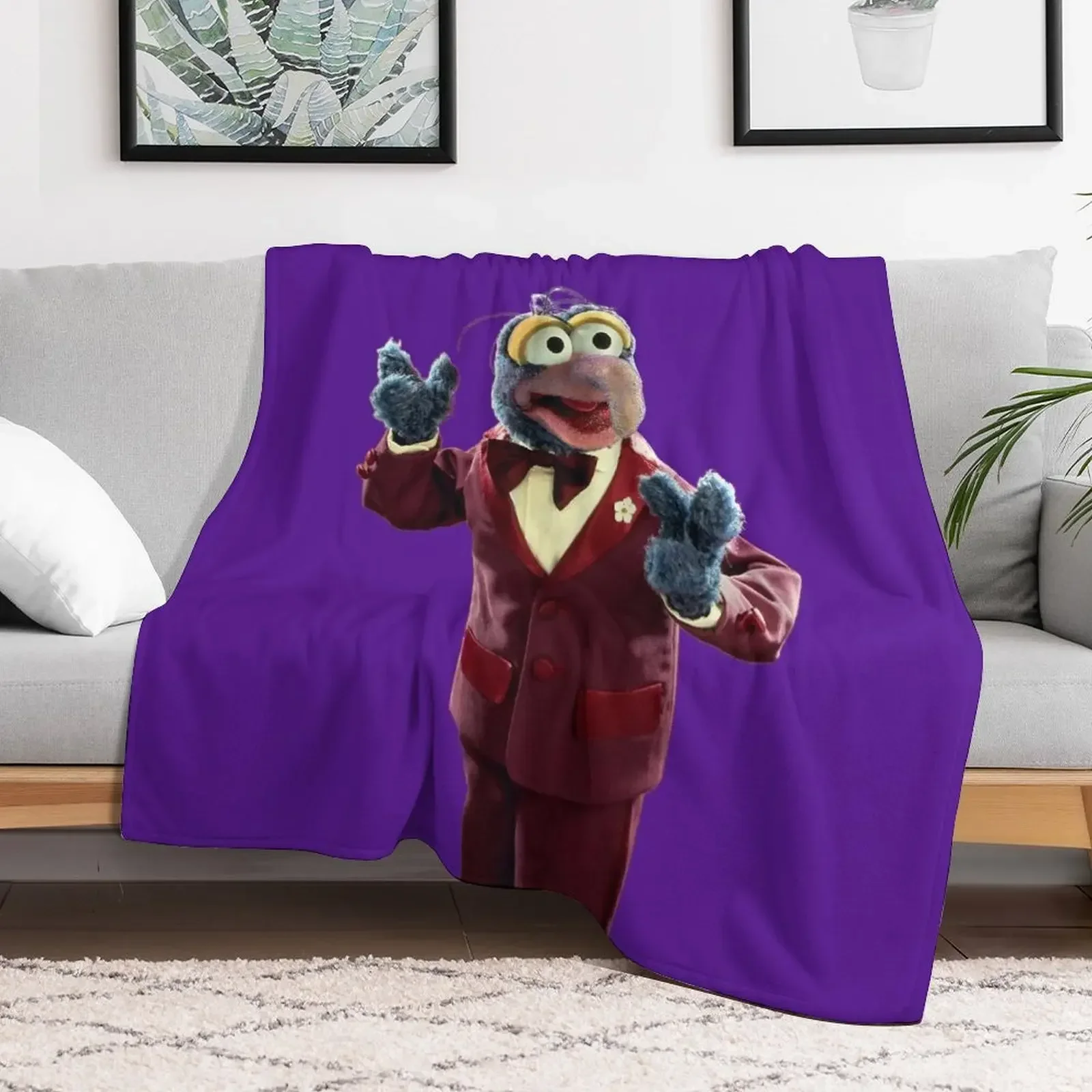 gonzo Throw Blanket Decorative Beds Fashion Sofas Blankets