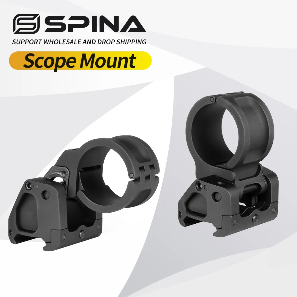 

SPINA OPTICS Tactical 30mm Rotatable Scope bracket 45 ° Side Rotating Bracket Riflescope Mount With Fit 20mm Rails