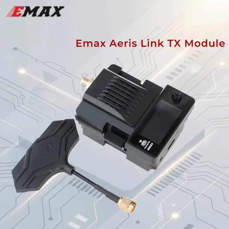 

Emax Aeris Link TX 2.4Ghz/915Mhz, Micro ExpressLRS 2.4Ghz/915Mhz ExpressLRS ELRS Micro TX Module OLED Screen For RC FPV Drone