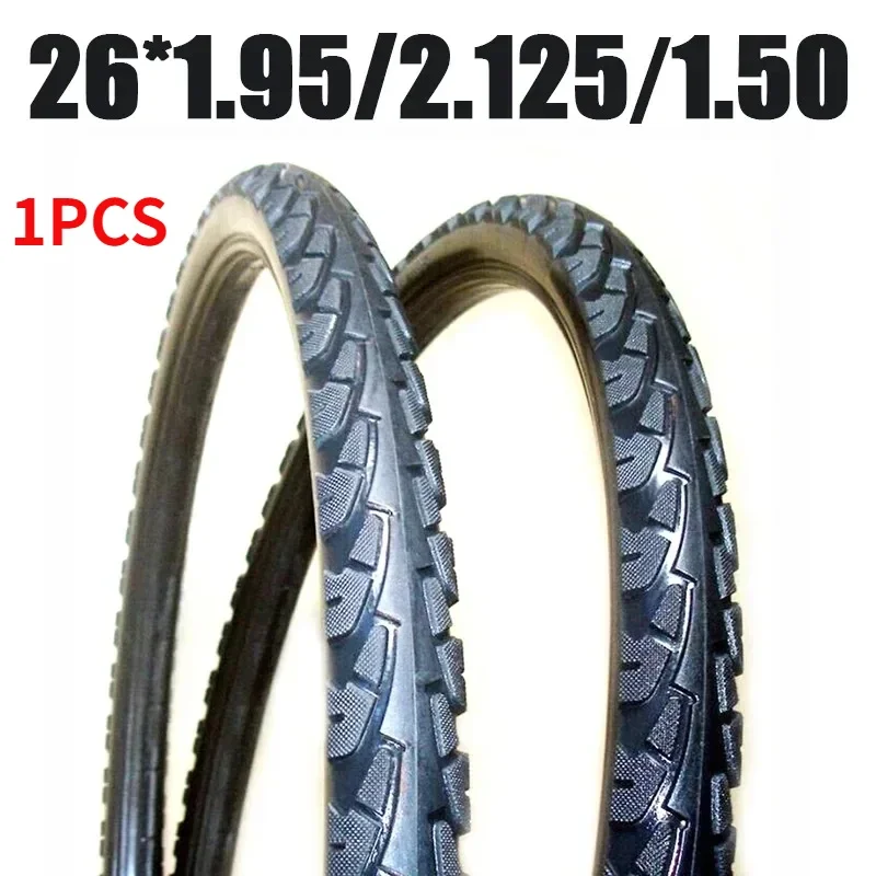 1pc SOLID TIRES fit for sizes 26*1.95 26*2.125 26*1.50 Tire Fixed Inflation Solid Tyre Bicycle Gear Solid for Mountain bike