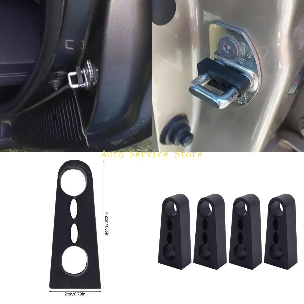 

462a 4pcs/set Щеглевые скрипки звукоизоляционные буфер глухих уплотнений автомобиль дверной дверной замок