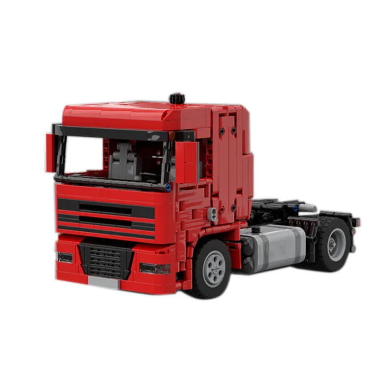 MOC-106812 Truck Trailer Front Assembly Model 1370PCS Adult and Children Puzzle Education Birthday Christmas Toy Gift Decoration