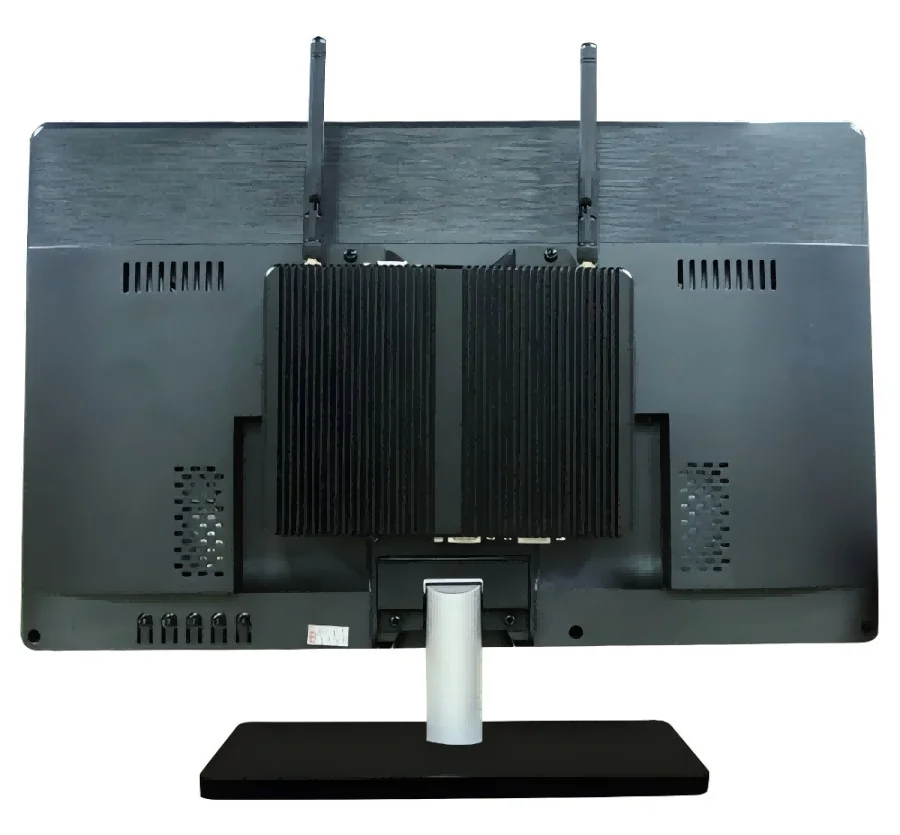 كمبيوتر صغير بدون مروحة للمنزل والمكتب Celeron J5005 8G RAM 128G SSD Dual LAN Win10 كمبيوتر صغير صناعي للأعمال 2xRs232 COM مثبت