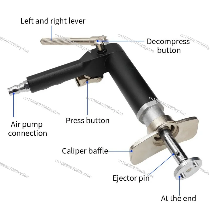 Pneumatic Brake Sub-pump Piston Return Adjustment Rust-proof Ratchet Replacement Brake Pad Disassembly and Assembly Reset Tool