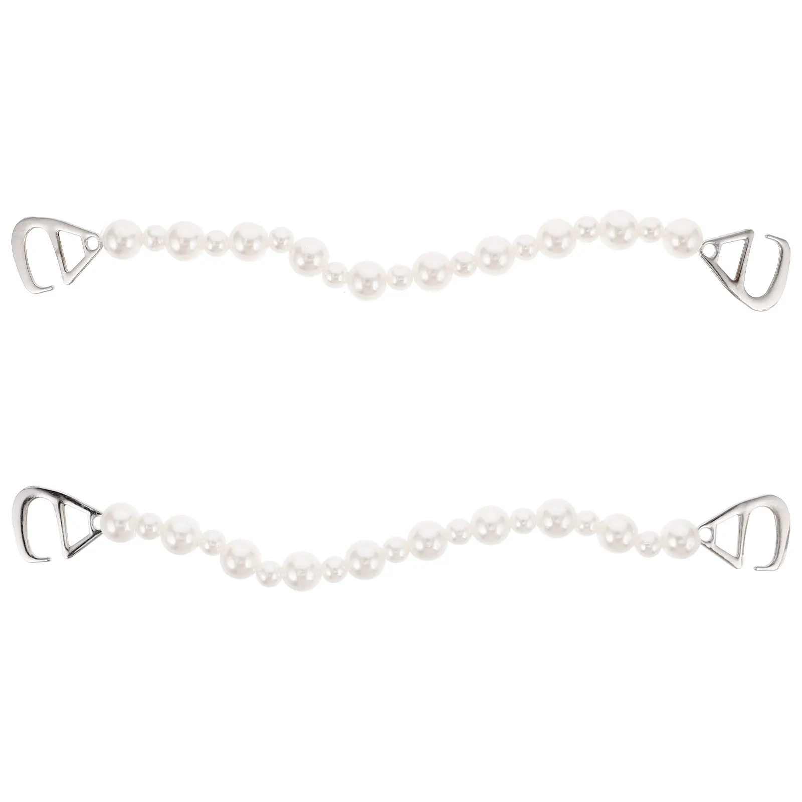 

2Pcs Pearl Shoe Accessories Bling Charms DIY Decoration for Casual Shoes Sandals Sneakers Charms for Socks Shoes Decor