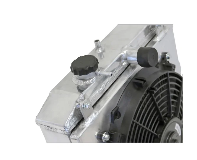 جاهز للشحن 3 صفوف 52 مم C-IVIC مشعاع مياه ألومنيوم مع كفن مروحة مناسب لسيارة Honda Civic DEL SOL EG EJ EK 92-00 #5