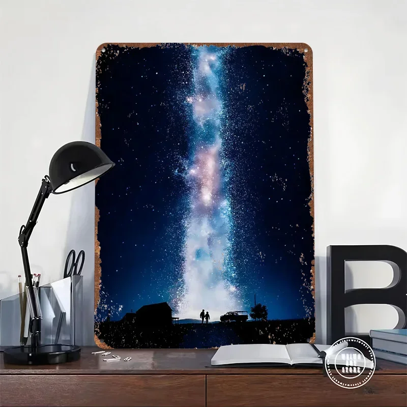 Interstellar Metal Poster Customized Wall Art Retro Vintage Tinplate Signs for Home Decor Living Room Decoration At Home Items