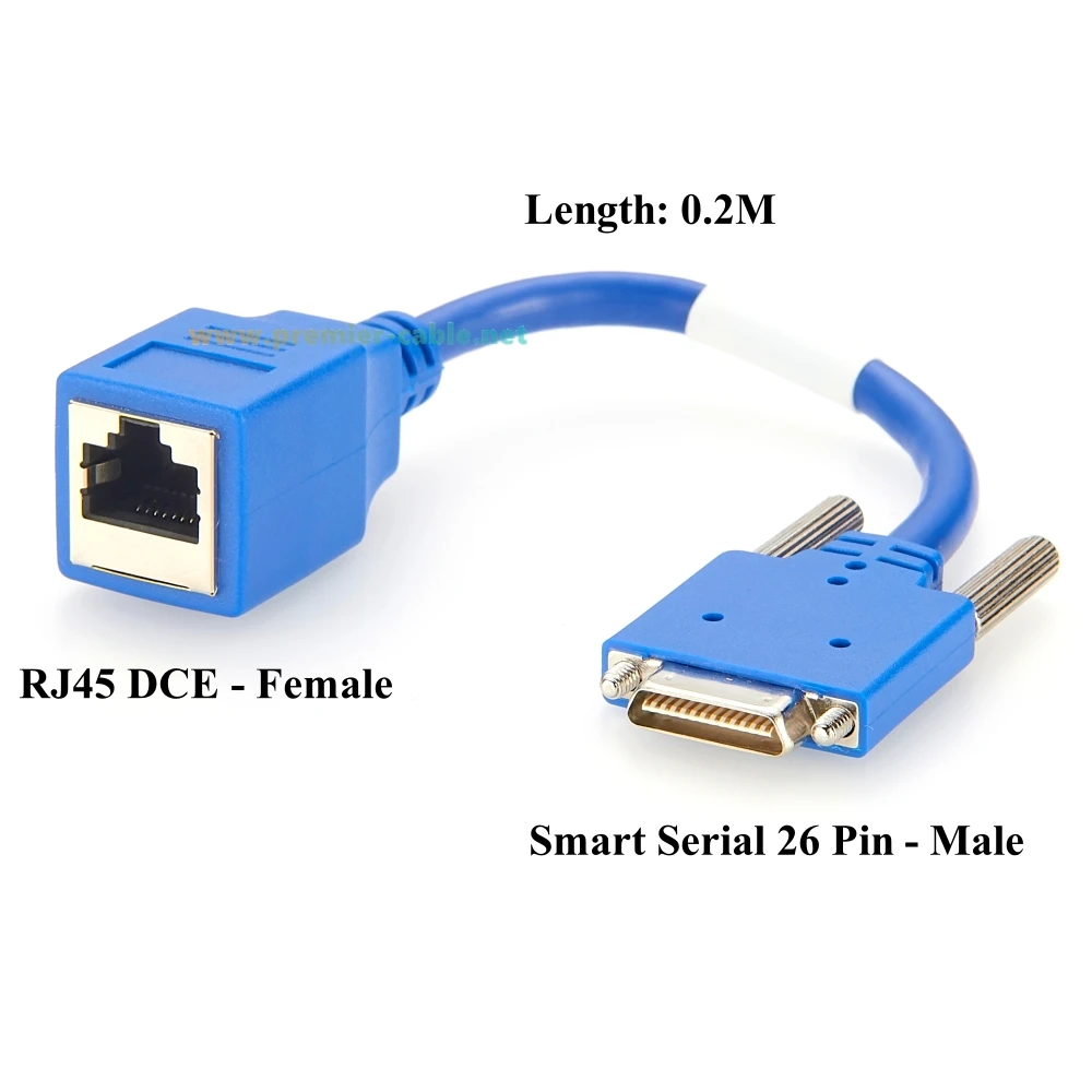 Router Cable Smart Serial HP26Pin Male to RJ45 Female Cable ADA-SSC-GM DCE Cable for Cisco WIC-2T WIC-2A/S HWIC-2T AS5350 2911