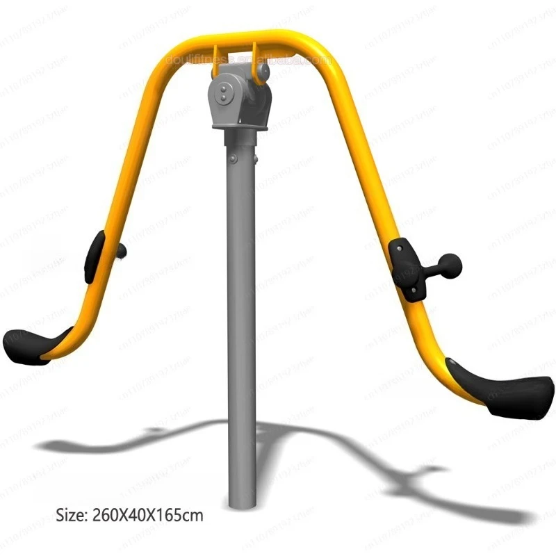Outdoor dynamic multi-directional rotating seesaw spinner children's play equipment
