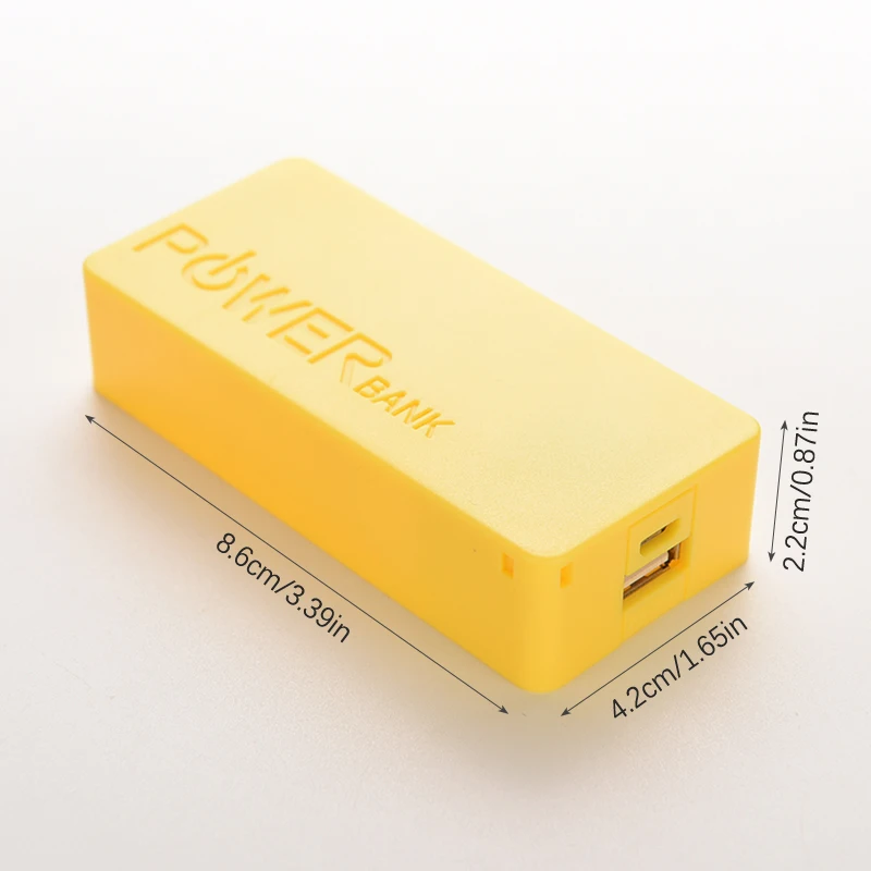 New! 5600mAh 2X 18650 USB Power Bank Battery Charger Case DIY Box for Phone Electronic Charging for 18650 Li-battery DC 5V 1A
