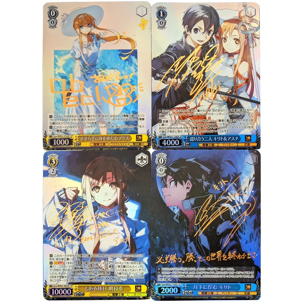 Anime Weiss Schwarz Cards DIY ACG Lycoris Rico Boys Battle Game Toys Collectible Cards Christmas Birthday Gifts Board Game