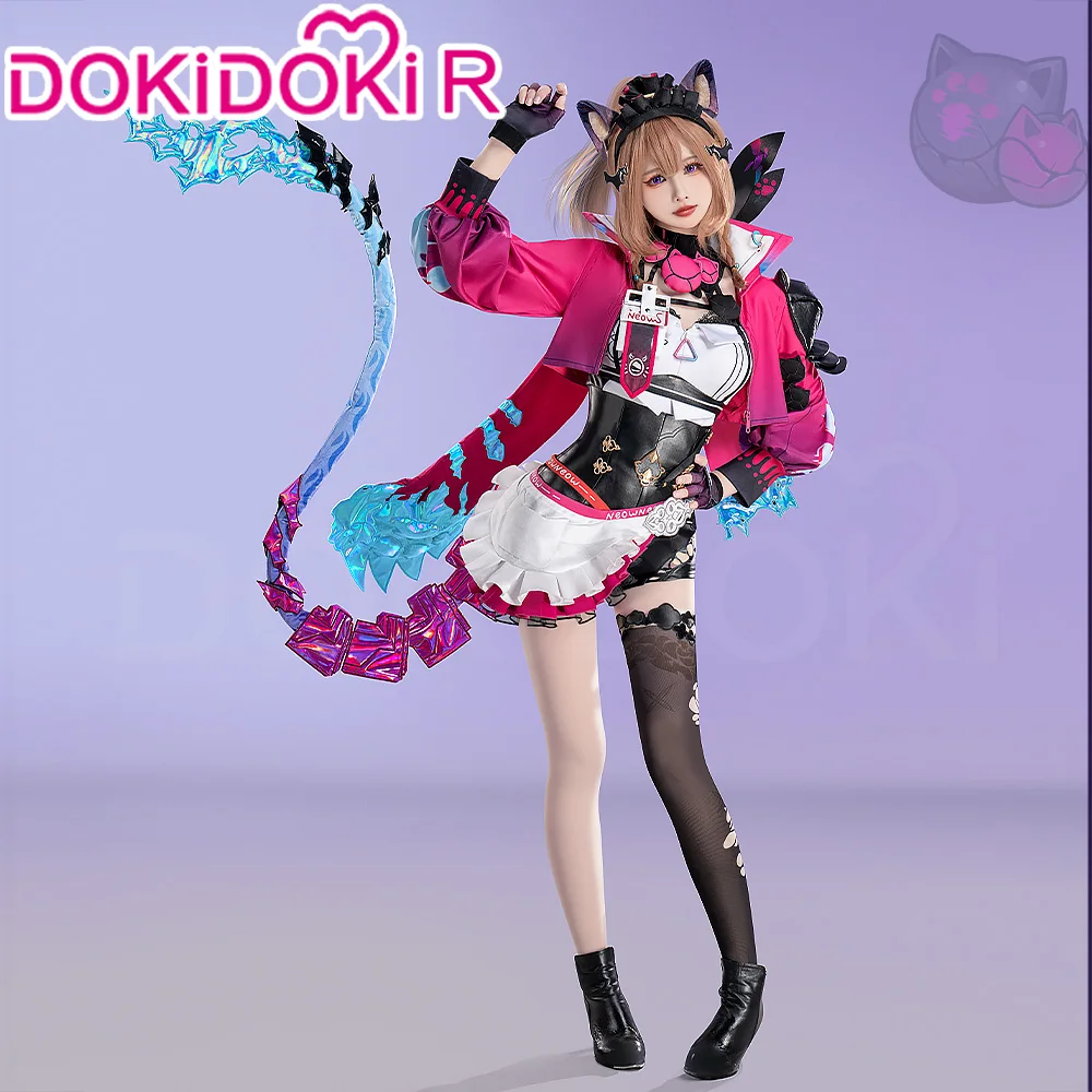 Pardofelis Cosplay Costume Game Honkai Impact 3rd Cosplay DokiDoki-R Pardofelis Spectral Claws Cosplay Tail Women Costume