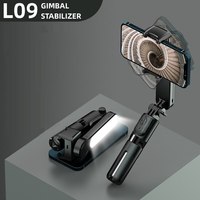 Handheld Gimbal Stabilizer Selfie Stick L09 Bluetooth Mobile Phone Holder Adjustable Fill Light Selfie Stand For IPhone/Xiaomi