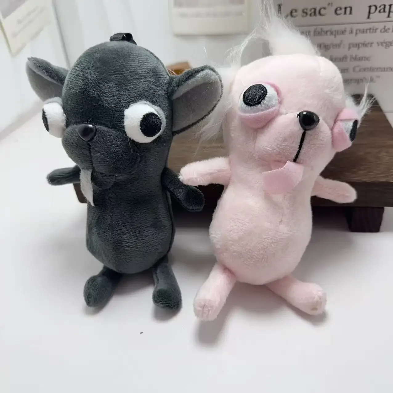 Stuffed Animals Chihuahua Plush Toy Puppy Pet Keychain Stuffed Chihuahua Doll Realistic Plush Chihuahua Kids Toy Birthday Gift