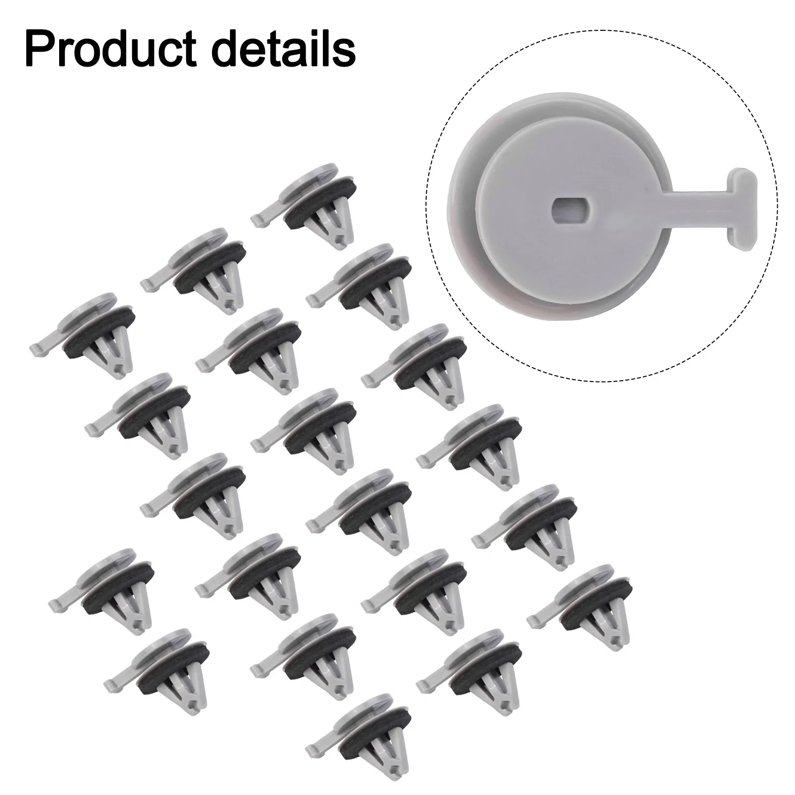 for LAND Rover A Pillar Clips 20PCS LR053837 Direct Fit for LR3 2005-2009 for lr4 2010-2016 Sport for LAND Rover