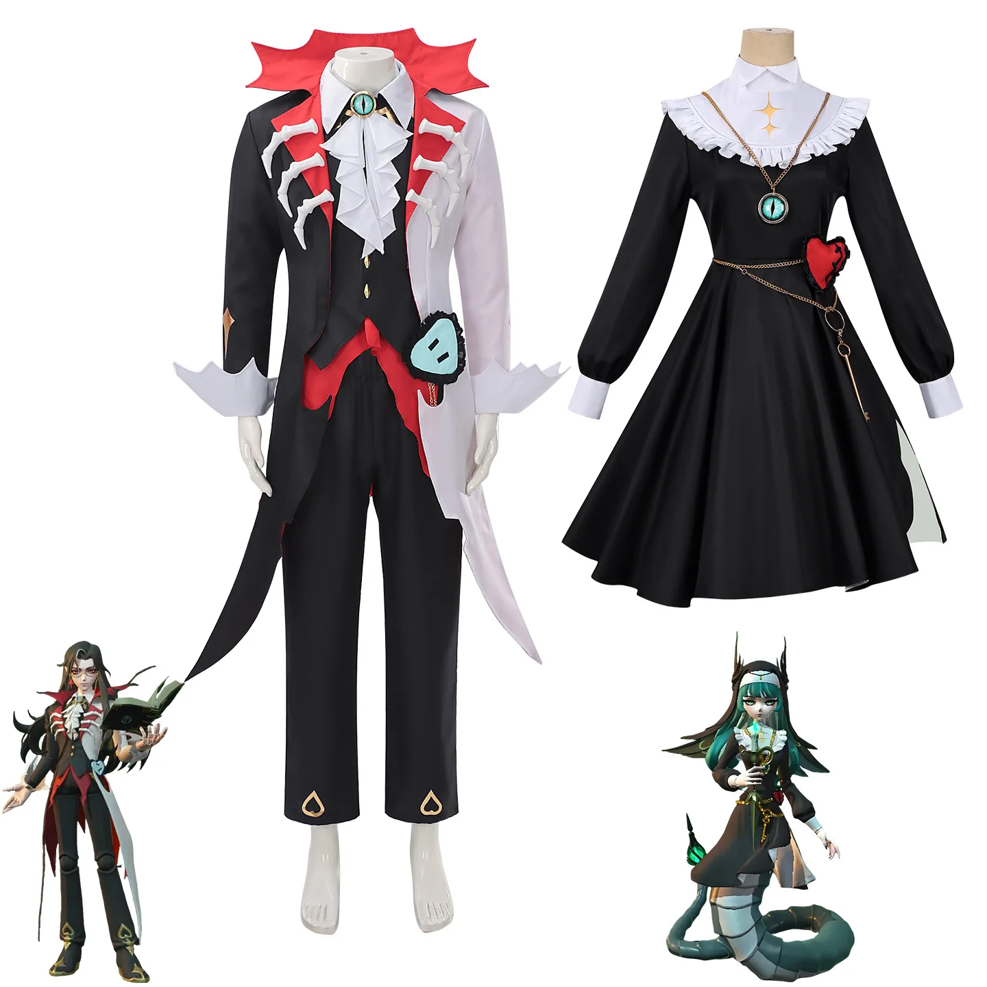 

2025 New Cosplay Costume Set For "Li Wen's Escape From The Horror Night" - A 2D Game Suitable For Children's Comic Conventions