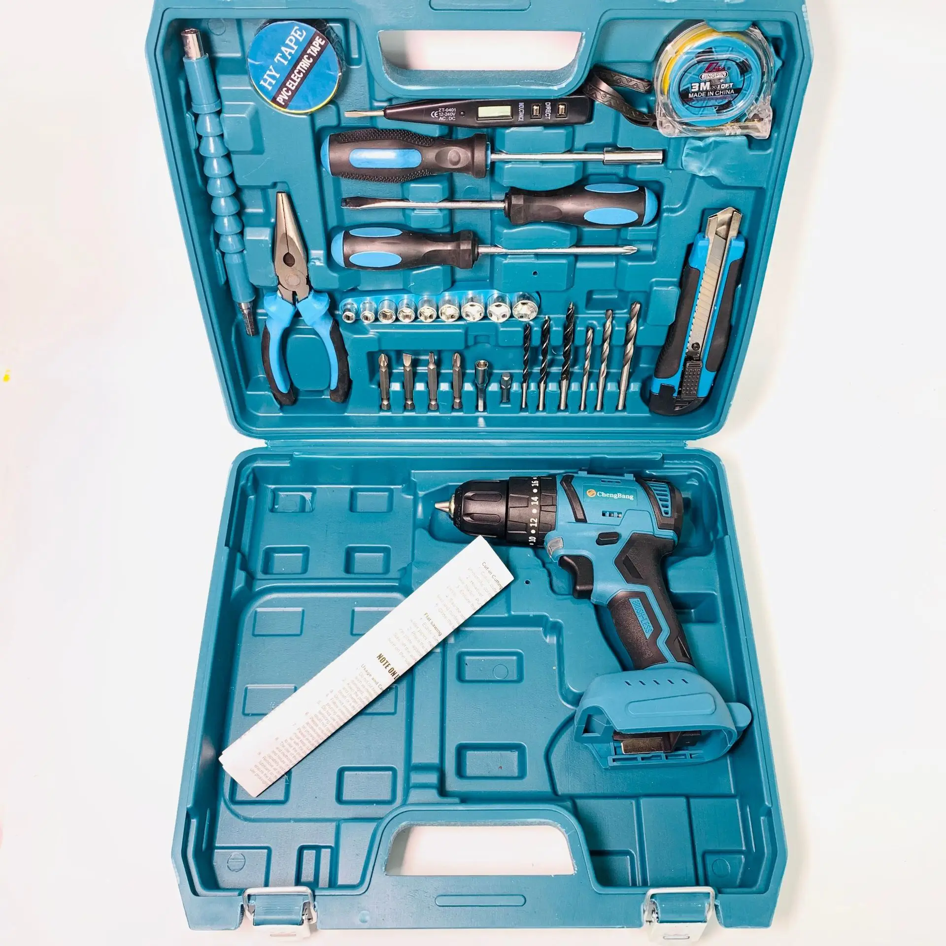 lithium brushless electric impact drill blue suit rechargeable drill electric tools makita battery