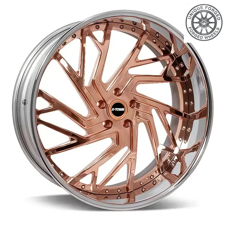 26 Style 18 19 20 21 22 24 Inch Custom Concave Rims Polished Chrome Forged Wheels For Chevrolet For BMW 2 Pieces Customized 6061