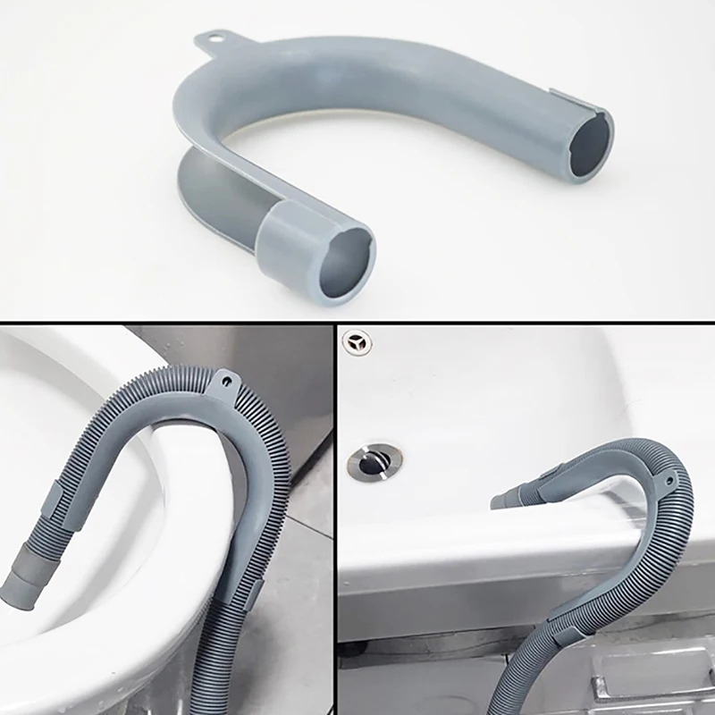 1Pc Universal U Shape Drain Outlet Hose Guide Assembly Fit Drain Hose Washing Machine Dishwashers Hose Clip Hose Holder Bracket
