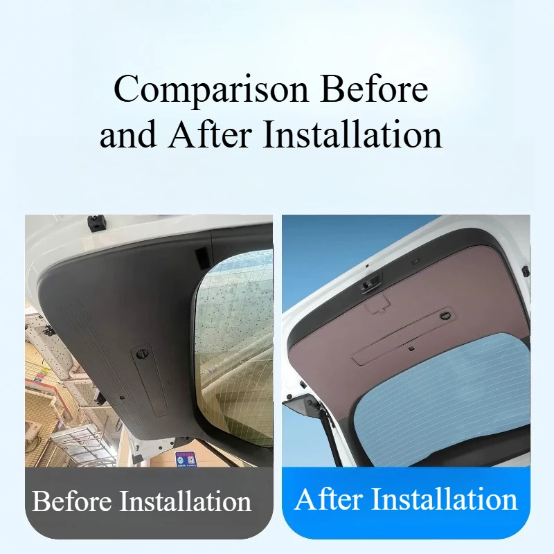 For XPENG GX Trunk Anti‑Collision Pad Tailgate Anti‑Scratch Protective Mat Custom Precise Fit Waterproof Interior Mod Car Parts