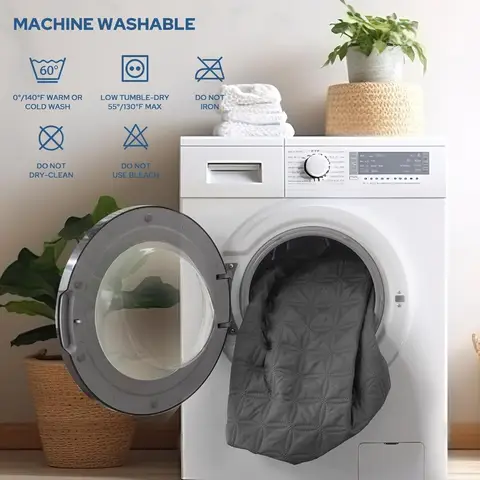 2-pack vattentätt madrasskydd, queen size-madrassskydd, ljudlöst med djup ficka, anpassat för 618 tum tjock mjuk säng 8 best sales sängunderlägg - №5