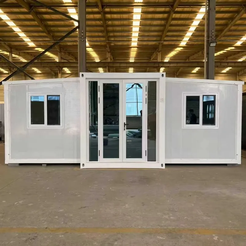 Pre-made Luxury 40ft Steel Prefab House Expandable Extendable Cabin Fold Out Container Luxury Living Prefab 20/30/40ft Home